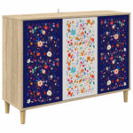 vidaXL Servírovacia skriňa MAINZ Sonoma 102 x 33 x 75 cm – Obrázok 2