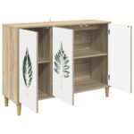 vidaXL Servírovacia skriňa HANAU Sonoma 102 x 33 x 75 cm – Obrázok 3