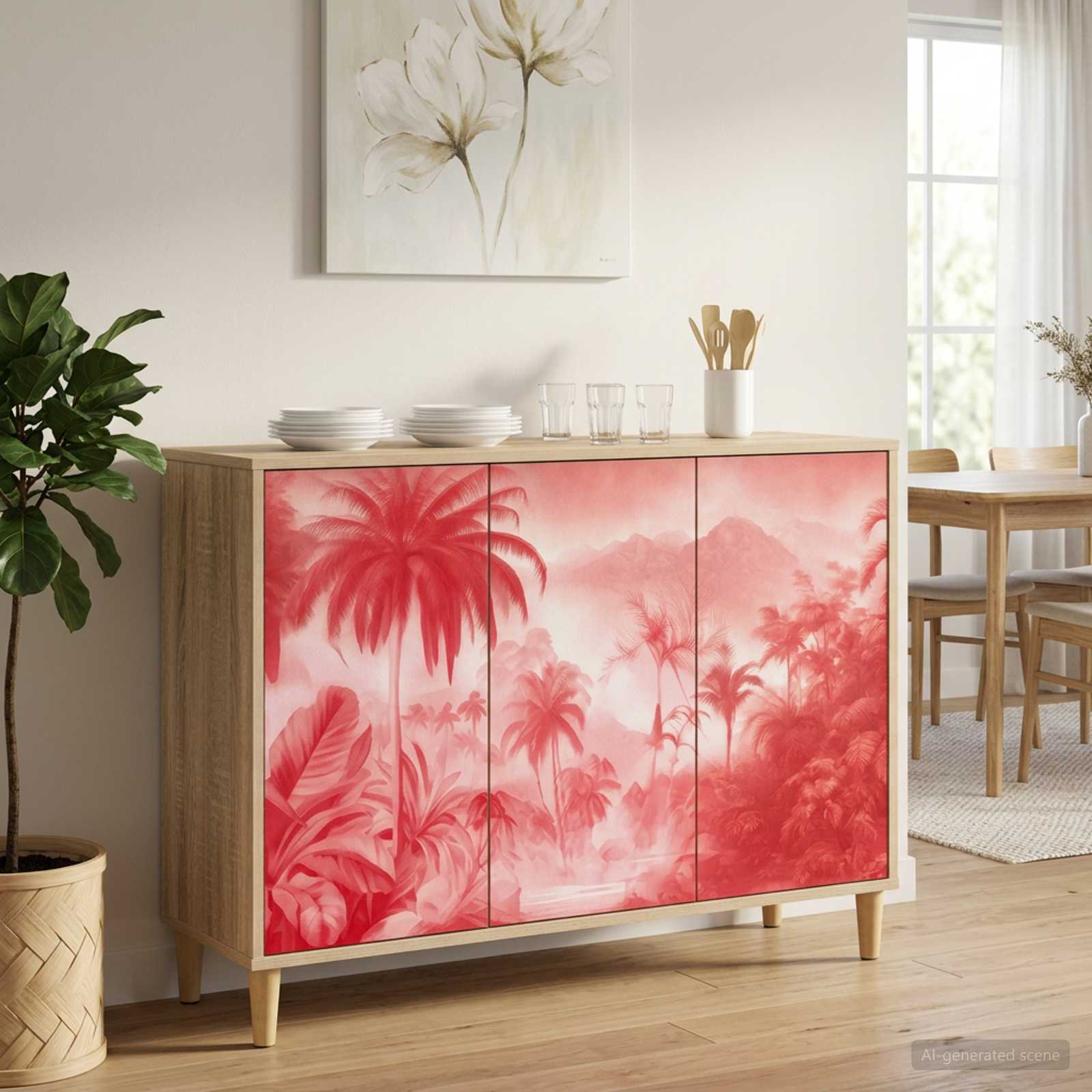 8006966_1.jpg vidaXL Servírovacia skriňa AACHEN Sonoma 102 x 33 x 75 cm – Obrázok 1