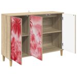 vidaXL Servírovacia skriňa AACHEN Sonoma 102 x 33 x 75 cm – Obrázok 3