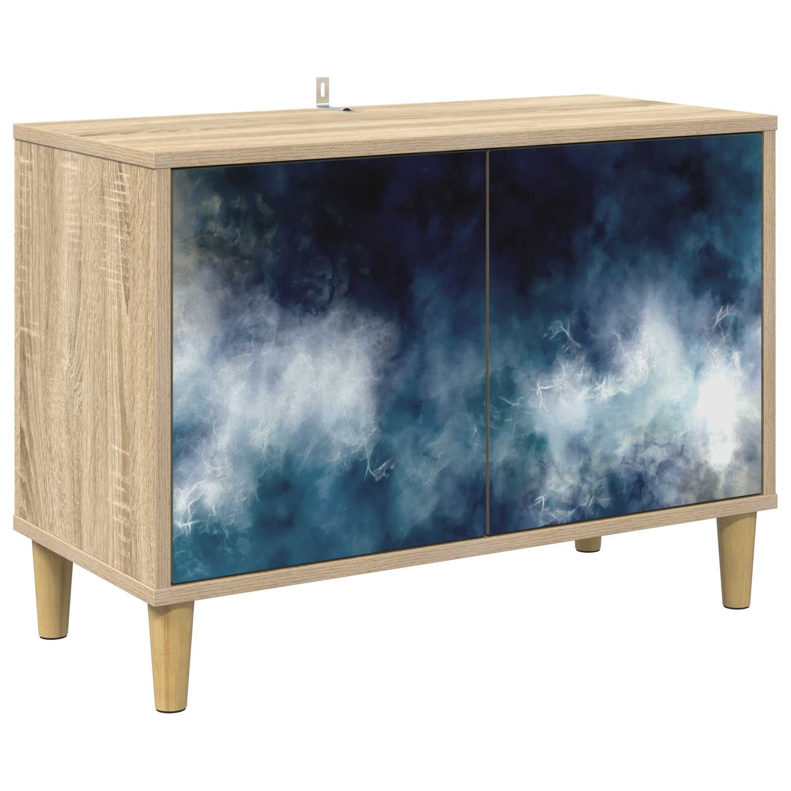 8006992_1.jpg vidaXL TV skrinka RAALTE 69 x 33 x 50 cm Sonoma Kompozitné drevo – Obrázok 1