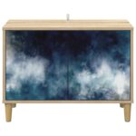 vidaXL TV skrinka RAALTE 69 x 33 x 50 cm Sonoma Kompozitné drevo – Obrázok 3