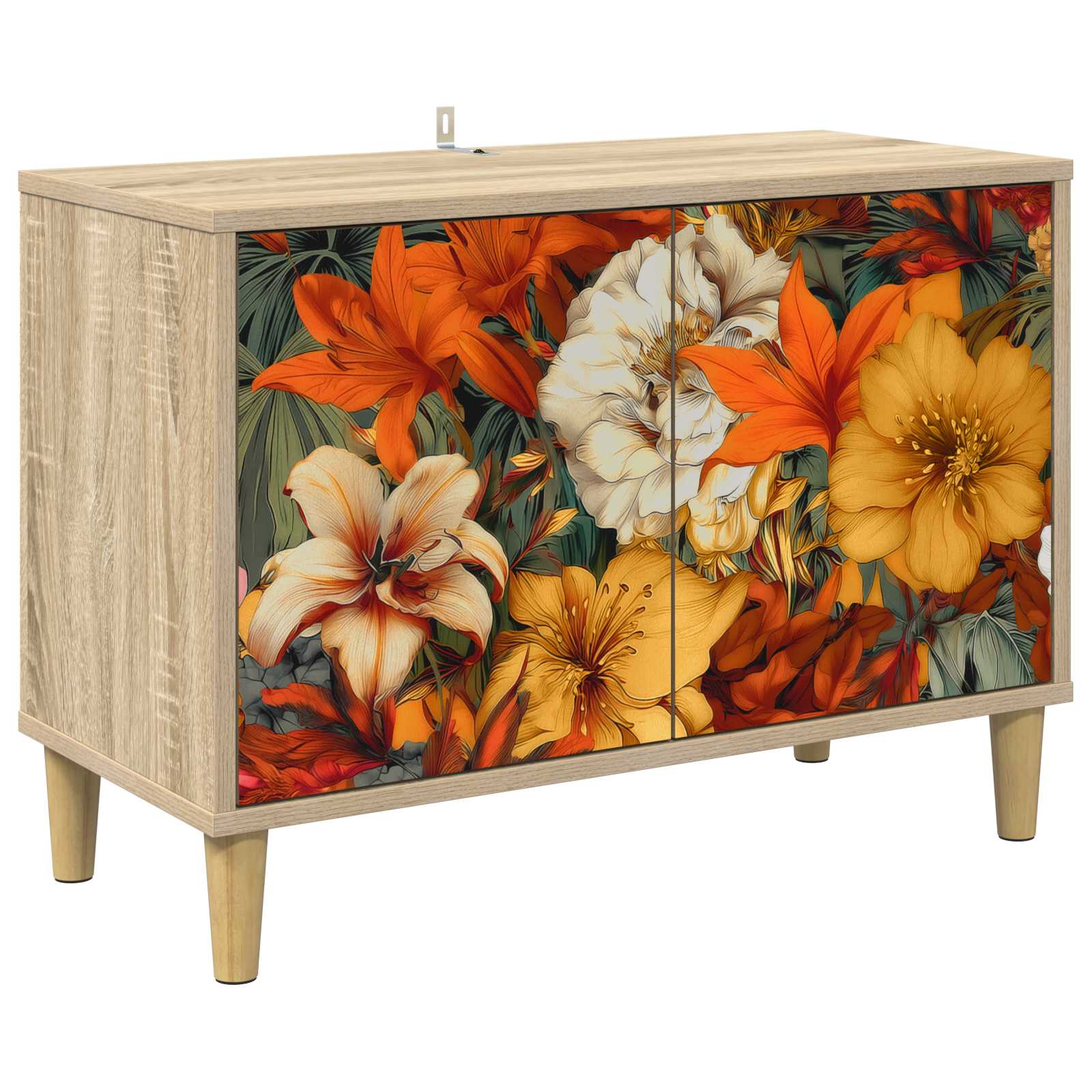 8006995_1.jpg vidaXL TV skrinka GENNEP 69 x 33 x 50 cm Sonoma Kompozitné drevo – Obrázok 1
