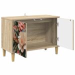 vidaXL TV skrinka BORNE 69 x 33 x 50 cm Sonoma Kompozitné drevo – Obrázok 2