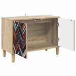 vidaXL TV skrinka OMMEN 69 x 33 x 50 cm Sonoma Kompozitné drevo – Obrázok 2
