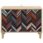 vidaXL TV skrinka OMMEN 69 x 33 x 50 cm Sonoma Kompozitné drevo – Obrázok 3