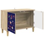 vidaXL TV skrinka MAINZ 69 x 33 x 50 cm Sonoma Kompozitné drevo – Obrázok 2