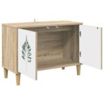 vidaXL TV skrinka HANAU 69 x 33 x 50 cm Sonoma Kompozitné drevo – Obrázok 2