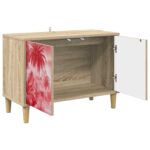 vidaXL TV skrinka AACHEN 69 x 33 x 50 cm Sonoma Kompozitné drevo – Obrázok 2