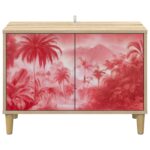 vidaXL TV skrinka AACHEN 69 x 33 x 50 cm Sonoma Kompozitné drevo – Obrázok 3