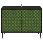 vidaXL TV skrinka GELEEN 69 x 33 x 50,5 cm Čierny dub Kompozitné drevo – Obrázok 3