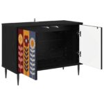 vidaXL TV skrinka ESSEN 69 x 33 x 50,5 cm Čierny dub Kompozitné drevo – Obrázok 2