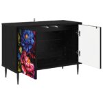 vidaXL TV skrinka KIEL 69 x 33 x 50,5 cm Čierny dub Kompozitné drevo – Obrázok 2