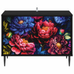 vidaXL TV skrinka KIEL 69 x 33 x 50,5 cm Čierny dub Kompozitné drevo – Obrázok 3