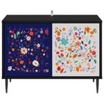 vidaXL TV skrinka MAINZ 69 x 33 x 50,5 cm Čierny dub Kompozitné drevo – Obrázok 3