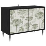 vidaXL TV skrinka GOTHA 69 x 33 x 50,5 cm Čierny dub Kompozitné drevo