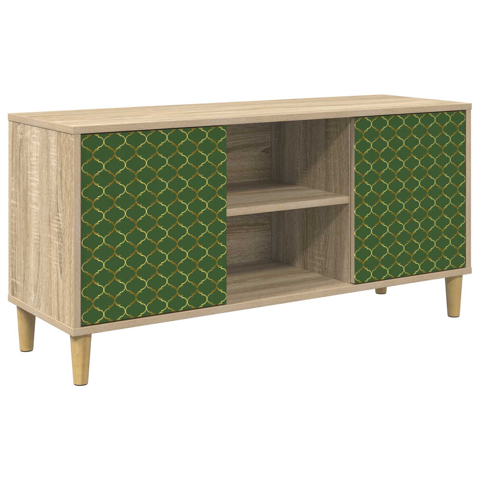 8007031_1.jpg vidaXL TV skrinka GELEEN 102 x 33 x 50 cm Sonoma Kompozitné drevo – Obrázok 1