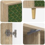 vidaXL TV skrinka GELEEN 102 x 33 x 50 cm Sonoma Kompozitné drevo – Obrázok 5
