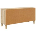 vidaXL TV skrinka RAALTE 102 x 33 x 50 cm Sonoma Kompozitné drevo – Obrázok 6