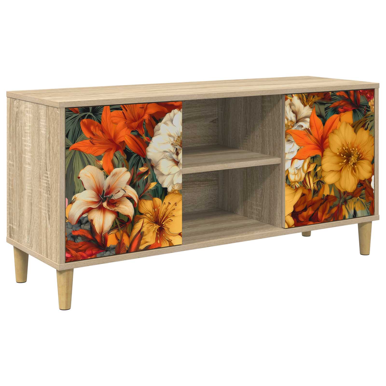 8007035_1.jpg vidaXL TV skrinka GENNEP 102 x 33 x 50 cm Sonoma Kompozitné drevo – Obrázok 1