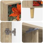 vidaXL TV skrinka GENNEP 102 x 33 x 50 cm Sonoma Kompozitné drevo – Obrázok 5