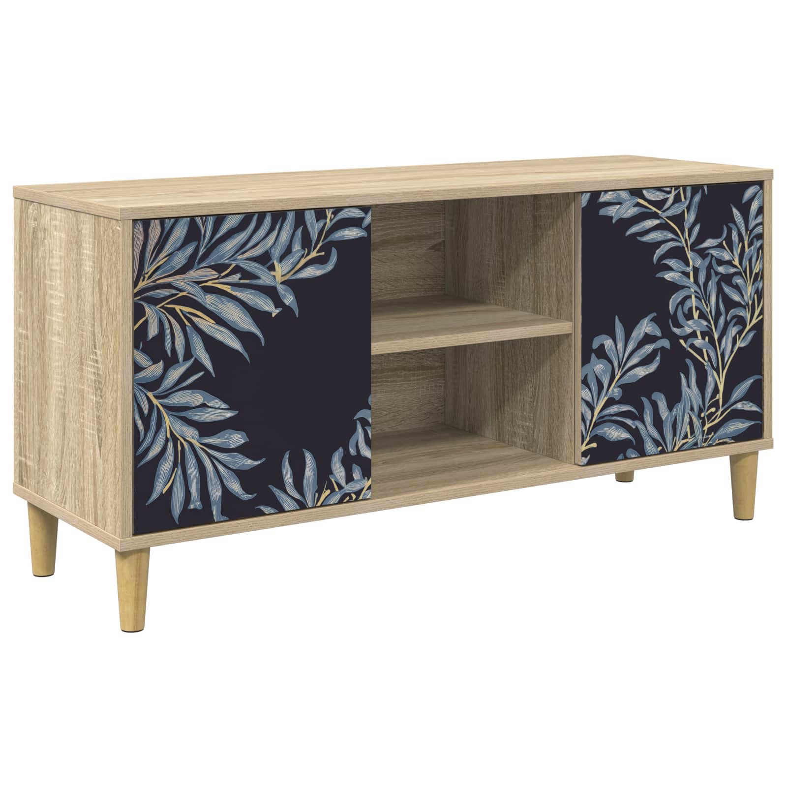 8007037_1.jpg vidaXL TV skrinka DOKKUM 102 x 33 x 50 cm Sonoma Kompozitné drevo – Obrázok 1