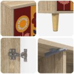 vidaXL TV skrinka ESSEN 102 x 33 x 50 cm Sonoma Kompozitné drevo – Obrázok 5