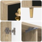 vidaXL TV skrinka BREMEN 102 x 33 x 50 cm Sonoma Kompozitné drevo – Obrázok 5