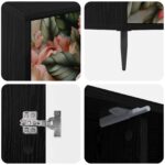 vidaXL TV skrinka BORNE 102 x 33 x 51 cm Čierny dub Kompozitné drevo – Obrázok 5