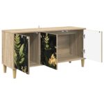 vidaXL TV skrinka RHENEN 102 x 33 x 50 cm Sonoma Kompozitné drevo – Obrázok 2