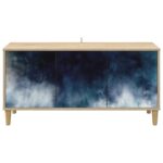vidaXL TV skrinka RAALTE 102 x 33 x 50 cm Sonoma Kompozitné drevo – Obrázok 3