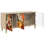 vidaXL TV skrinka GENNEP 102 x 33 x 50 cm Sonoma Kompozitné drevo – Obrázok 2