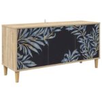 vidaXL TV skrinka DOKKUM 102 x 33 x 50 cm Sonoma Kompozitné drevo