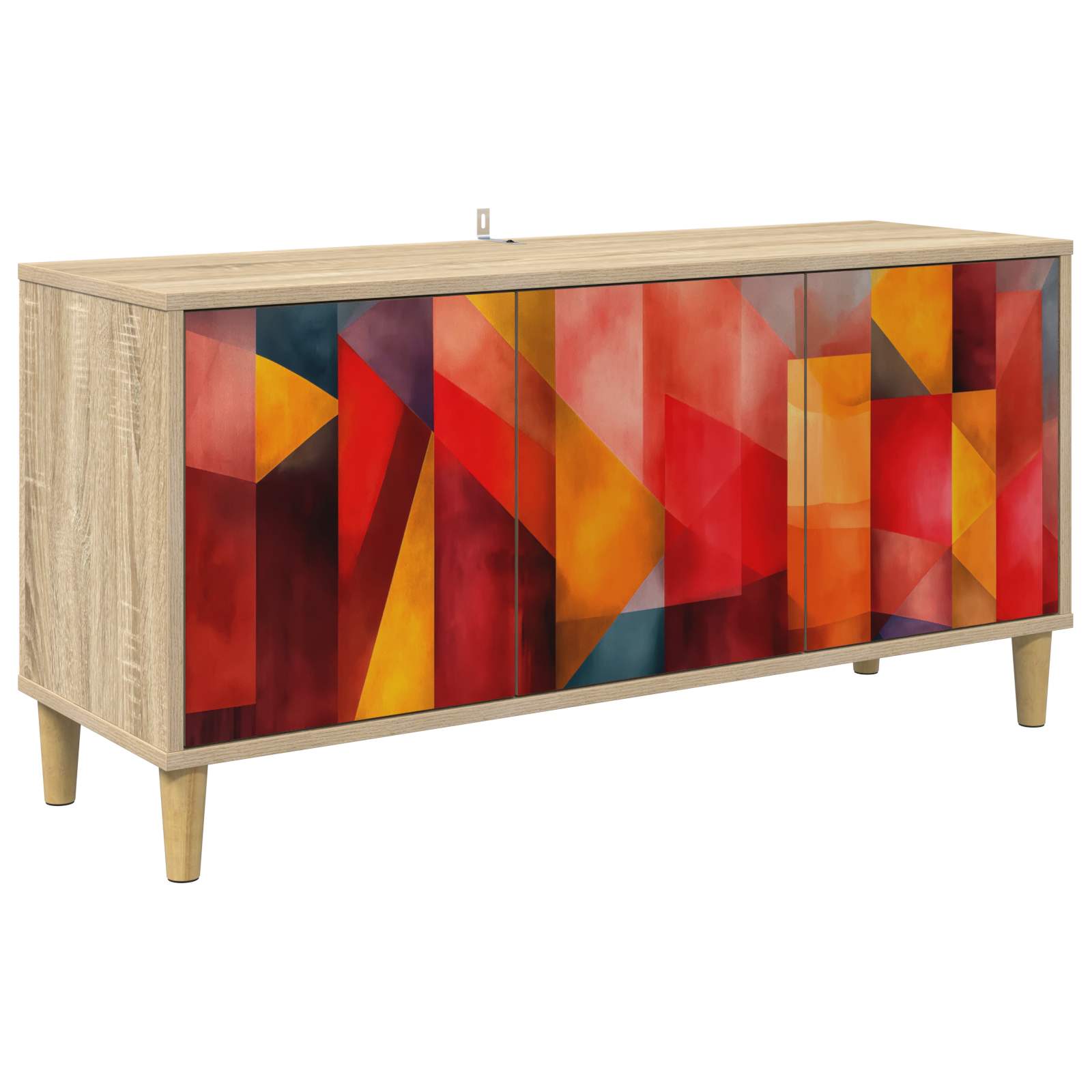 8007078_1.jpg vidaXL TV skrinka HEESCH 102 x 33 x 50 cm Sonoma Kompozitné drevo – Obrázok 1