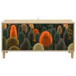 vidaXL TV skrinka ZAANDAM 102 x 33 x 50 cm Sonoma Kompozitné drevo – Obrázok 3