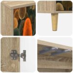 vidaXL TV skrinka ZAANDAM 102 x 33 x 50 cm Sonoma Kompozitné drevo – Obrázok 5