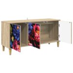 vidaXL TV skrinka KIEL 102 x 33 x 50 cm Sonoma Kompozitné drevo – Obrázok 2