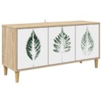 vidaXL TV skrinka HANAU 102 x 33 x 50 cm Sonoma Kompozitné drevo
