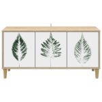 vidaXL TV skrinka HANAU 102 x 33 x 50 cm Sonoma Kompozitné drevo – Obrázok 3
