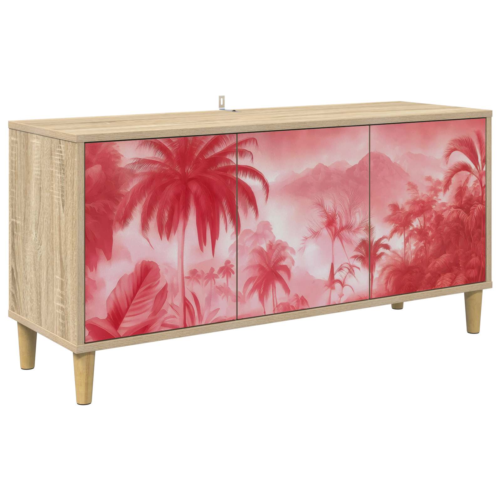 8007086_1.jpg vidaXL TV skrinka AACHEN 102 x 33 x 50 cm Sonoma Kompozitné drevo – Obrázok 1