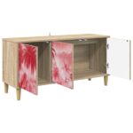 vidaXL TV skrinka AACHEN 102 x 33 x 50 cm Sonoma Kompozitné drevo – Obrázok 2