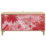 vidaXL TV skrinka AACHEN 102 x 33 x 50 cm Sonoma Kompozitné drevo – Obrázok 3