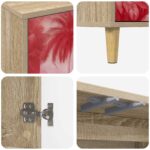 vidaXL TV skrinka AACHEN 102 x 33 x 50 cm Sonoma Kompozitné drevo – Obrázok 5