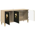 vidaXL TV skrinka BREMEN 102 x 33 x 50 cm Sonoma Kompozitné drevo – Obrázok 2
