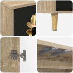 vidaXL TV skrinka BREMEN 102 x 33 x 50 cm Sonoma Kompozitné drevo – Obrázok 5