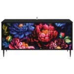 vidaXL TV skrinka KIEL 102 x 33 x 51 cm Čierny dub Kompozitné drevo – Obrázok 3