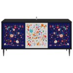 vidaXL TV skrinka MAINZ 102 x 33 x 51 cm Čierny dub Kompozitné drevo – Obrázok 3