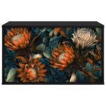 vidaXL Nástenný TV kabinet LOCHEM 69 x 33 x 40 cm Čierny dub – Obrázok 3