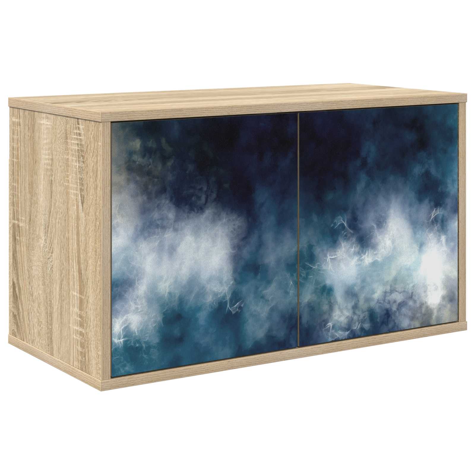 8007115_1.jpg vidaXL Nástenný TV kabinet RAALTE 69 x 33 x 40 cm Dub sonoma – Obrázok 1
