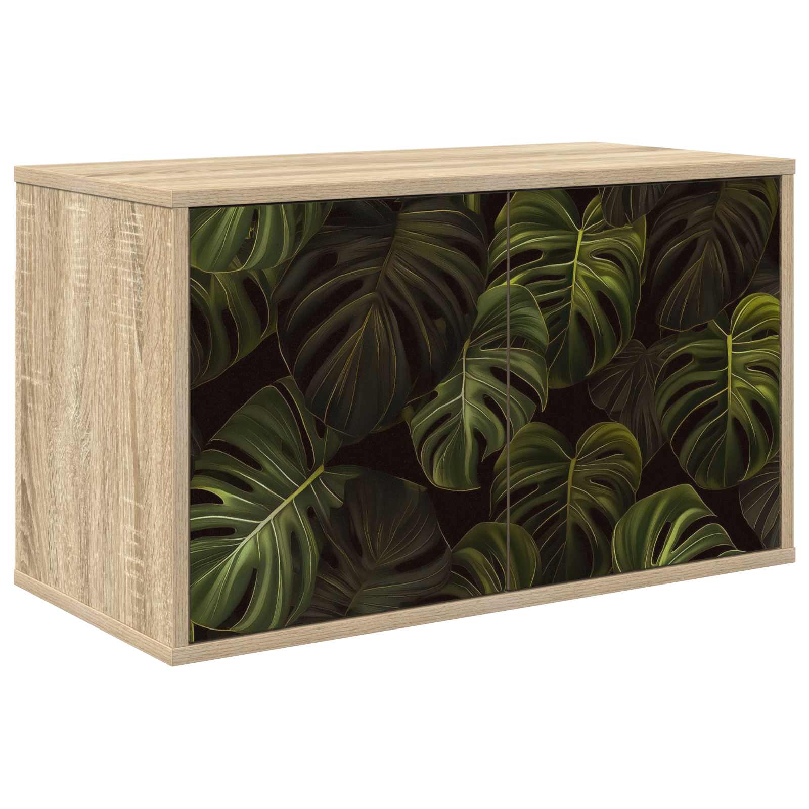 8007117_1.jpg vidaXL Nástenný TV kabinet ELBURG 69 x 33 x 40 cm Dub sonoma – Obrázok 1